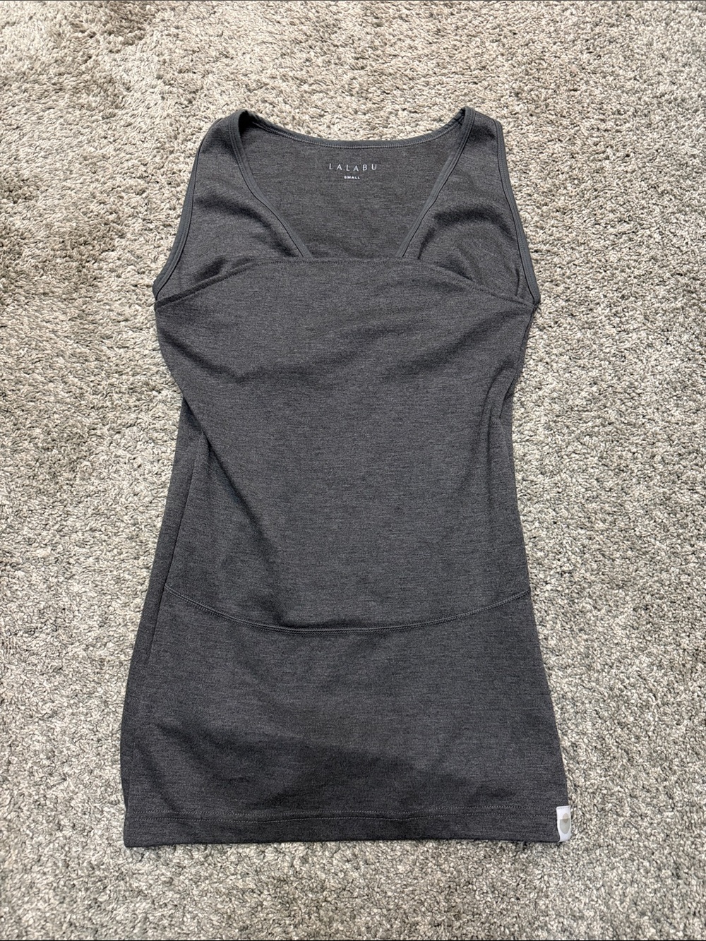 Lalabu Charcoal Grey Babywearing/Nursing Tank Top